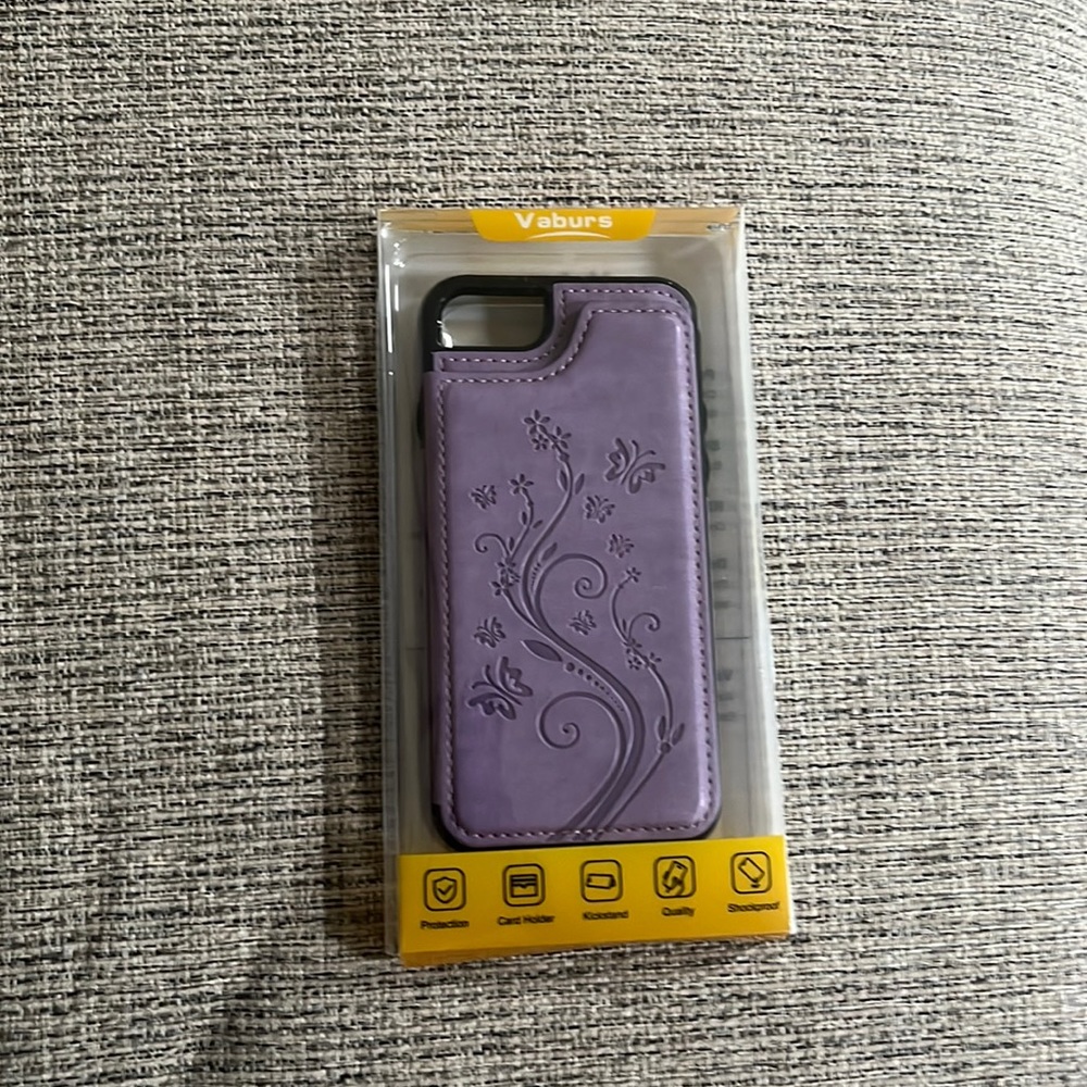 Cute Purple Floral iPhone Case